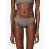 Skims Fits Everybody Cheeky Stretch-jersey Briefs In Umber