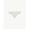 Skims Fits Everybody Stretch-woven Thong In Talc