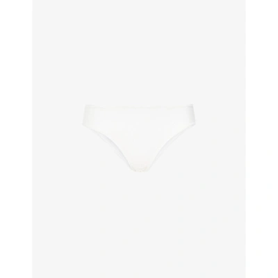 Skims Fits Everybody Cheeky Stretch-jersey Briefs In Marble