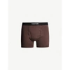 Tom Ford Logo-embroidered Cotton-blend Jersey Boxers In Nude 6