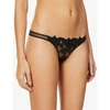 Fleur Du Mal Lily Cheeky High-rise Mesh Briefs In Black