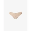Hanky Panky Signature Original-rise Stretch-jersey Thong In Chai