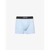 Tom Ford Cotton-blend Jersey Boxer Briefs In Pale Blue