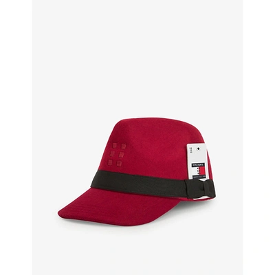 Tommy Hilfiger X Romeo Hunte Hybrid Wool Cap In Primary Red