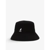 Kangol Bermuda Logo-embroidered Felt Bucket Hat In Black