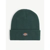 Dickies Mens Ponderosa Pine Gibsland Logo-patch Knitted Beanie Hat