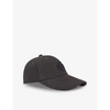 Maje Monogram-embroidered Cotton Baseball Cap In Noir / Gris