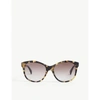 Max Mara Womens Avana Sabbia Occhiali Butterfly-frame Acetate Sunglasses 1size