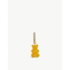 Crystal Haze Womens Fanta Nostalgia Bear-shaped 18ct Yellow Gold-plated Brass, Resin And Zirconia Charm