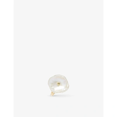 The Alkemistry Poppy Finch 14ct Yellow-gold And Pearl Ring In 14ct Yellow Gold