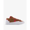 Nike Mens Light British Tan Univer Sacai X Blazer Low Leather And Suede Low-top Trainers 7.5 In Light British Tan Univer
