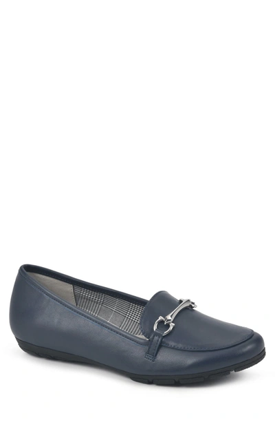 Cliffs By White Mountain Glowing Bit Loafer In Navy/ Smooth