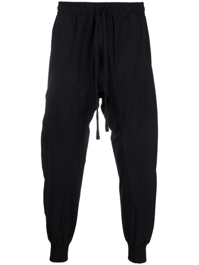 Thom Krom Slim-cut Drawstring Track Pants In Black