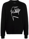 LES HOMMES GRAPHIC-PRINT CREW-NECK SWEATSHIRT