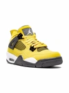 Jordan Air  4 Retro "lightning 2021" Sneakers In Yellow