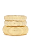 Ben-amun Exclusive Cobra 24k Gold-plated Bracelet Set In Gold