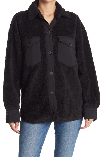 Abound Faux Shearling Jacket In Black