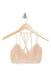 Wishlist Strappy Bralette In Nude