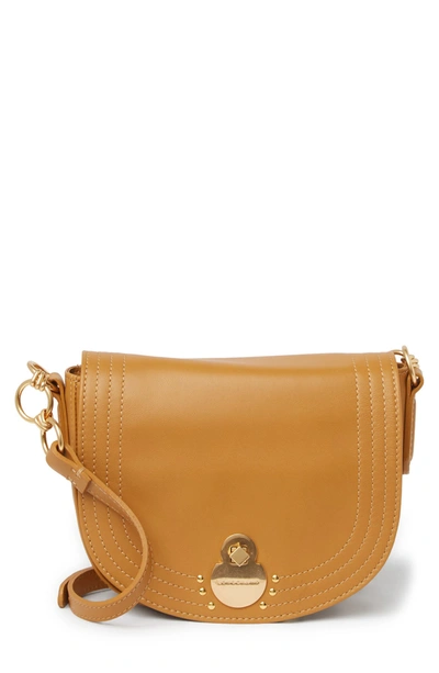 Longchamp Small Leather Crossbody Bag In Natural