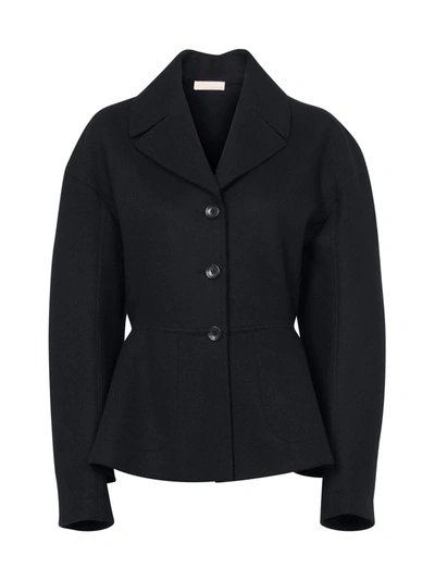 Alaïa Drap Fin - Veste Courte In Noir