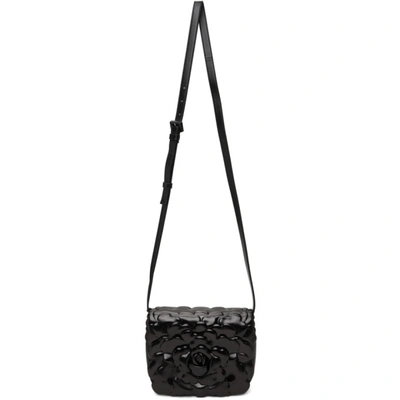Valentino Garavani Small Atelier 03 Rose Edition Nappa Leather Shoulder Bag In Black