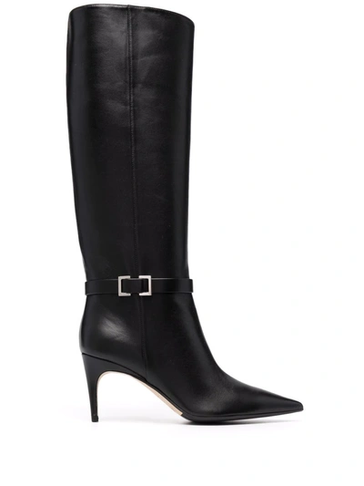 Sergio Rossi Sr Mini Prince 80mm Knee-length Boots In Black