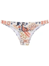 Lygia & Nanny Poipu Paisley Floral-print Bottoms In Neutrals