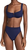 L*space Camellia Bikini Top Midnight Blue In Midnight Blue