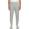 Nike Grey Fleece Sportswear Club Cargo Lounge Pants In 063 Dk Grey Heather/