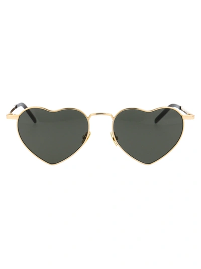 SAINT LAURENT SAINT LAURENT EYEWEAR HEART FRAME SUNGLASSES