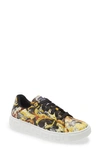 Versace Greca Baroccoflage-print Sneakers In Black