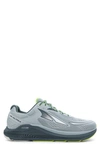 Altra Paradigm 6 Running Shoe In Gray/ Lime