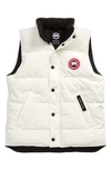 Canada Goose Kids Vanier White Quilted Arctic-tech Shell Gilet (8-14+ Years)