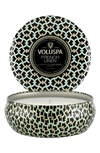 Voluspa Three-wick Tin Candle In French Linen