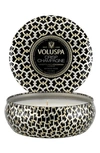 Voluspa Three-wick Tin Candle In Crisp Champagne