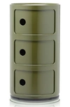 Kartell Componibili Set Of Drawers In Green