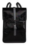Rains Mini Waterproof Backpack In Velvet Black