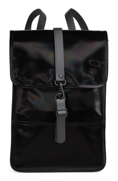 Rains Mini Waterproof Backpack In Velvet Black