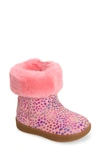 Ugg Babies' Jorie Ii Boot In Pink Rose Sparkle Suede