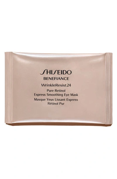 SHISEIDO BENEFIANCE WRINKLERESIST24 PURE RETINOL EXPRESS SMOOTHING EYE MASK, 12 COUNT,11036