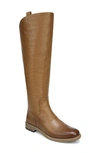 Franco Sarto Meyer Wide Calf Knee High Riding Boots In Brown