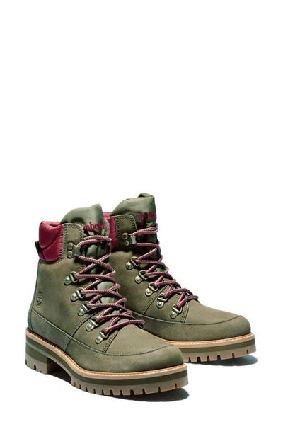 Timberland Courmayeur Valley Waterproof Hiking Boot In Olive