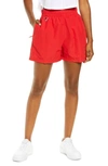 Nike Acg Nylon Shorts In University Red/ Redstone