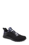 Apl Athletic Propulsion Labs Techloom Tracer Knit Training Shoe In Black / White / Tie Dye