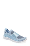 Apl Athletic Propulsion Labs Techloom Bliss Knit Running Shoe In Ice Blue / Midnight / Gum