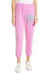 Freecity Large Logo Sweatpants In Pink Love