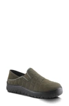 Flexus By Spring Step Noala Wedge Bootie In Olive Green