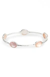 Ippolita 925 Rock Candy In Brown Shell Doublet Bangle