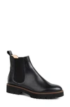 Patricia Green Lug Sole Chelsea Boot In Black