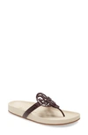 Tory Burch Women's Miller Cloud Thong Sandals In Plum